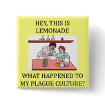 biology experiment joke buttons