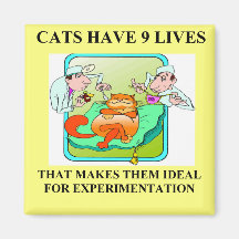 biology experiment joke refrigerator magnet