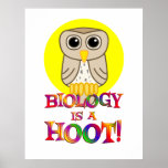 Biology is a Hoot - Starting at $11.80 Poster