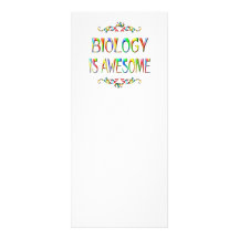 Biology is Awesome Rack Card Template