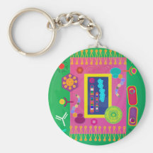 Biology keychain