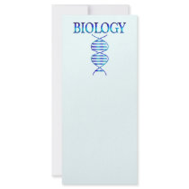 Biology Rack Card