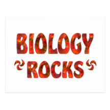 BIOLOGY ROCKS POSTCARDS