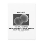Biology Science Division Multiplication Same Thing
