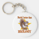 Biology Squirrel Key Chain