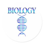 Biology Round Sticker
