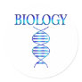 Biology Round Sticker