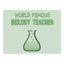Biology Teacher Gifts Post Card
