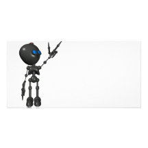 Bionic Boy 3D Robot - Finger Guns 2 - Original Picture Card