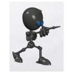 Bionic Boy 3D Robot - Finger Guns - Original Personalized Flyer