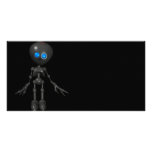 Bionic Boy 3D Robot - Looking Forward photo cards