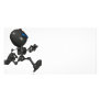 Bionic Boy 3D Robot - Running - Original Custom Photo Card