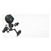 Bionic Boy 3D Robot - Running - Original Customised Photo Card