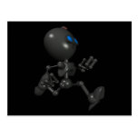 Bionic Boy 3D Robot - Running - Original Postcard