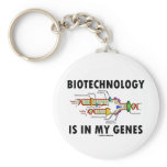 Biotechnology Is In My Genes (DNA Replication) Key Chain