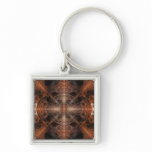 BIP Abstract Digital Fractal Artwork Key Chains