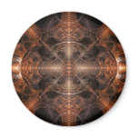 BIP Abstract Digital Fractal Artwork Refrigerator Magnets