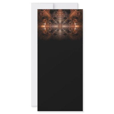 BIP Abstract Digital Fractal Artwork Rack Card by ArchetypusDigital