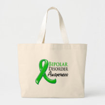 Bipolar Disorder Awareness Ribbon Bag