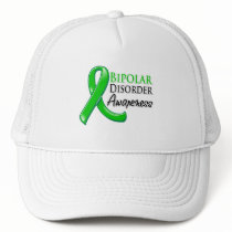 Bipolar Disorder Awareness Ribbon Hats