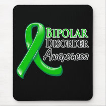 Bipolar Disorder Awareness Ribbon Mousepads