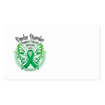 Bipolar Disorder Butterfly 3 Business Card Template
