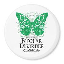 Bipolar Disorder Butterfly Refrigerator Magnet