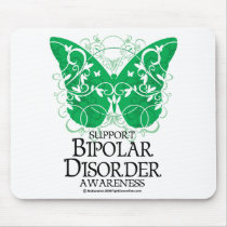 Bipolar Disorder Butterfly Mousepads