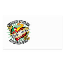 Bipolar Disorder Classic Heart Business Card