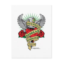 Bipolar Disorder Dagger Postcard