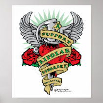 Bipolar Disorder Dagger Posters
