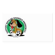 Bipolar Disorder Dog Business Card