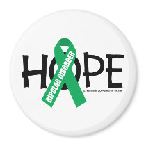 Bipolar Disorder Hope Refrigerator Magnet