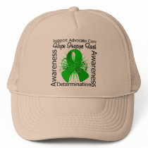 Bipolar Disorder Inspirations Spiral Ribbon Mesh Hat