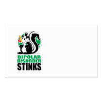 Bipolar Disorder Stinks Business Card Template