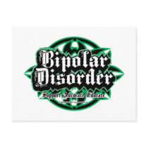 Bipolar Disorder Tribal Postcard