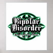 Bipolar Disorder Tribal Poster