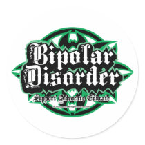 Bipolar Disorder Tribal Sticker