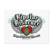 Bipolar Disorder Wings Post Cards