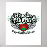 Bipolar Disorder Wings Posters