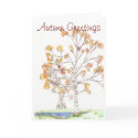 Birch Autumn Greeting cards