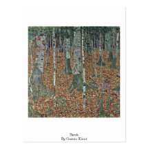 Birch By Gustav Klimt Postcards