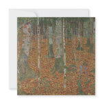 Birch Forest by Gustav Klimt invitations