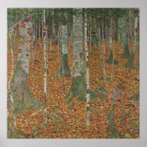 Birch Forest by Gustav Klimt Print
