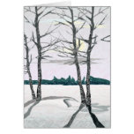 Birch Trees in the Morning Cards