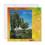 BIRCH TREES IN TUSCANY,yellow green gold sparkles invitations