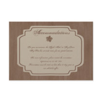 Birch Wood Beauty Fall Wedding Insert
