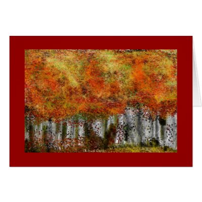Birches in Autumn by moirabridget