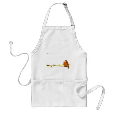Bird and Bee - Apron by DConger
