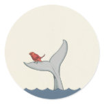 Bird and Whale Sticker